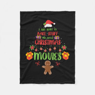 Merry Xmas, ik wil alleen maar wat spullen maken. Fleece Deken