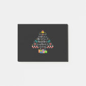 Merry Xmas is een soort sneeuw Post-it® Notes (Voorkant)