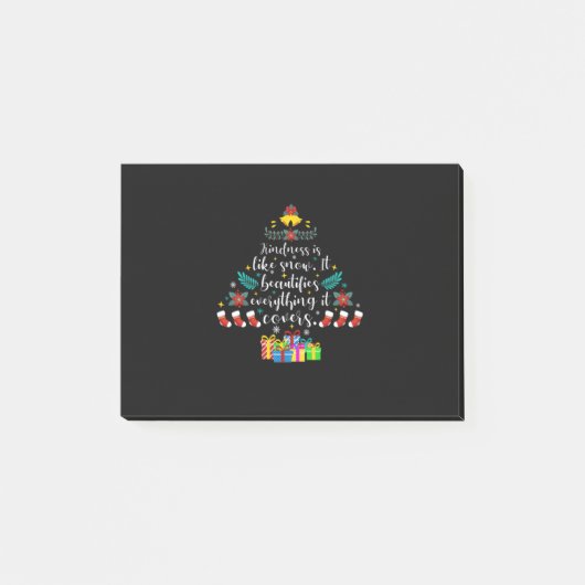 Merry Xmas is een soort sneeuw Post-it® Notes (Voorkant)