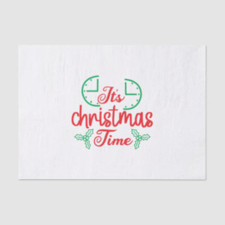 Merry Xmas It Is Christmas Time Tissuepapier