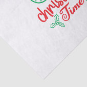 Merry Xmas It Is Christmas Time Tissuepapier (Detail)