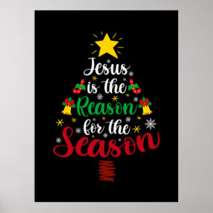 Merry Xmas Jezus is de reden Poster