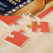 Merry Xmas Jigsaw Puzzel (Zijkant)