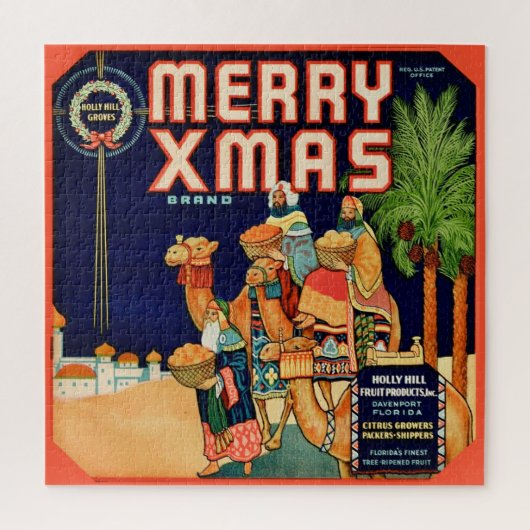 Merry Xmas Jigsaw Puzzel (Verticaal)