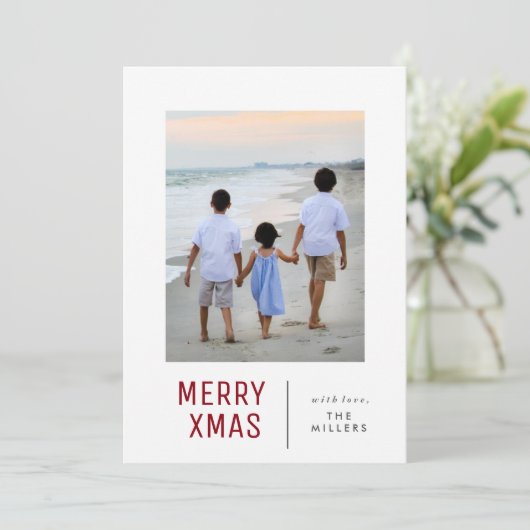 Merry Xmas Kaarten | CHRISTMAS (Staand voorkant)