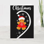 Merry Xmas Matching Christmas Pajama Black Crew Ne Kaart (Voorkant)