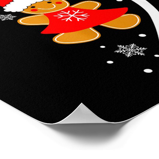 Merry Xmas Matching Christmas Pajama Black Crew Ne Poster (Hoek)