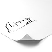 Merry Xmas - minimalistic typography poster (Hoek)