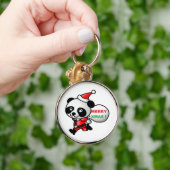 "MERRY XMAS" PANDA BEER SANTA SLEUTELHANGER (Hand)