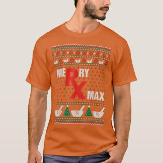 Merry Xmas Pharmacist Ugly KerstSweater T T-shirt