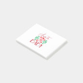 Merry Xmas Santa Baby Post-it® Notes (Schuin)