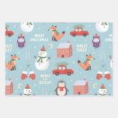 Merry Xmas set Inpakpapier Vel (Voorkant 2)