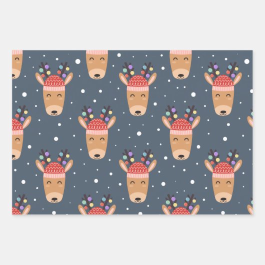 Merry Xmas set Inpakpapier Vel (Voorkant 3)