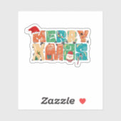 Merry Xmas Sticker (Vel)