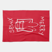 Merry Xmas Theedoek (Horizontaal)