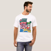 MERRY XMAS VAN HET BEACH T-shirt (Voorkant volledig)