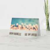 Merry Xmas Word Tegels Fun en Games Whimsical Kaart (Voorkant)