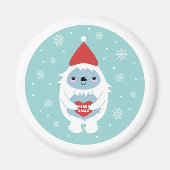 Merry Xmas Yeti Magneet (Voorkant)