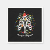 Merry XRaymas Radio Technologist Rad Tech Xmas Chr Servet (Voorkant)
