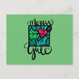 Merry Yule Briefkaart