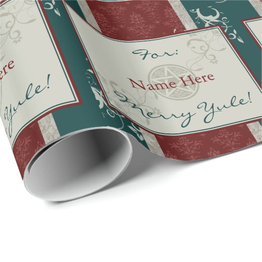 Merry Yule Cadeaupapier (Rol Hoek)