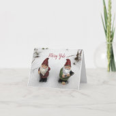 Merry Yule Feestdagen Kaart (Voorkant)