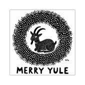Merry Yule Goat Rubberstempel (Afrduk)
