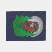 Merry Yule Goddess Art Pagan en Wiccan Yule Fleece Deken (Voorkant (Horizontaal))