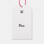 Merry Yule Pagan Feestdagen Wiccan Blessed Yule Cadeaulabel (Achterkant)