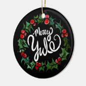 Merry Yule Pagan Feestdagen Wiccan Blessed Yule Keramisch Ornament (Links)