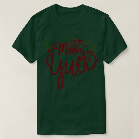 Merry Yule T-shirt (Design voorkant)