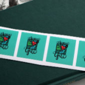 Merry Yule Vierkante Sticker
