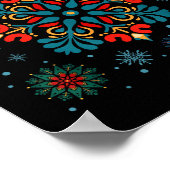 Merry Yule Winter Solstice God Jul Swedish Xmas Le Poster (Hoek)