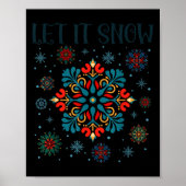 Merry Yule Winter Solstice God Jul Swedish Xmas Le Poster (Voorkant)