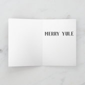 Merry Yule Witch Kaart (Binnen)