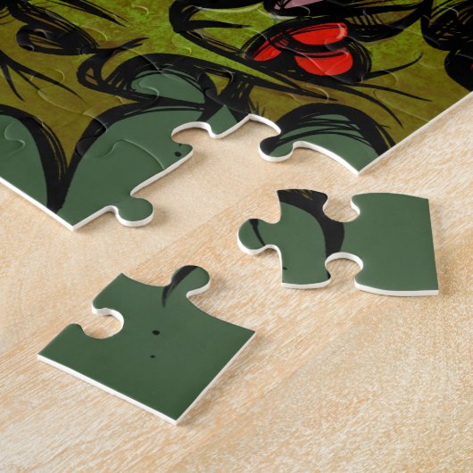 Merry Yule Witch Legpuzzel (Zijkant)