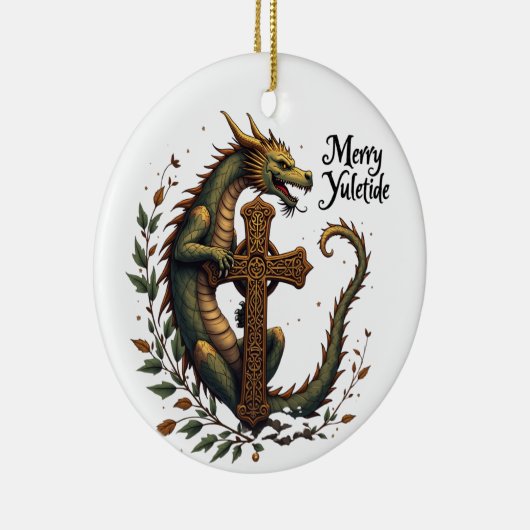 Merry Yuletide Dragon Ornament (Rechts)