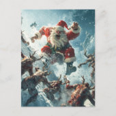 Merry Zombie Christmas Briefkaart (Voorkant)