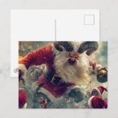 Merry Zombie Christmas Briefkaart (Voorkant / Achterkant)