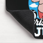 Merrychristmas In July Funny Santa  Muismat (Hoek)