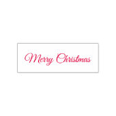 Merrychristmas script zelfinktende stempel (Design)