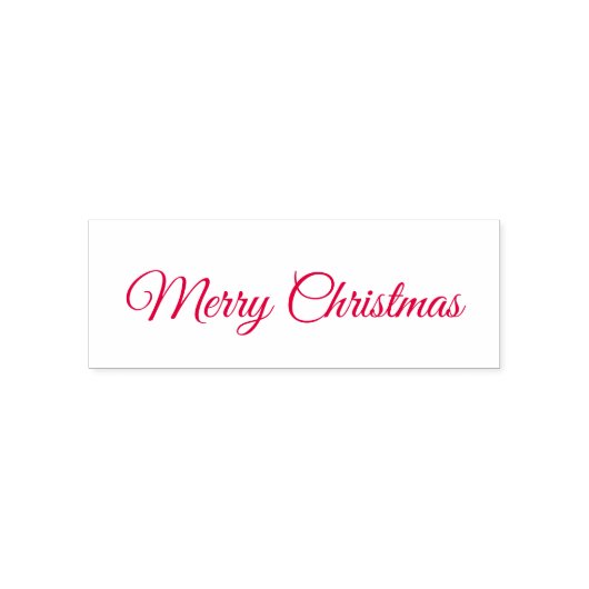 Merrychristmas script   zelfinktende stempel (Design)