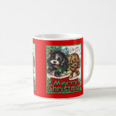 MerryChrsmsPuppies-ClassicWhiteMug 11oz Koffiemok (Voorkant rechts)