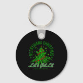 Merryjuana Christmas Christmas Weed T Roll  Sleutelhanger (Voorkant)
