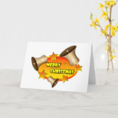 MerryKerstmis Kaart (Gele Bloem)