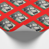 MerryKerstmisBaby!-GlanzendPapier 2'x6' Roll Cadeaupapier (Hoek)