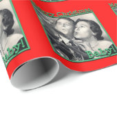 MerryKerstmisBaby!-GlanzendPapier 2'x6' Roll Cadeaupapier (Rol Hoek)