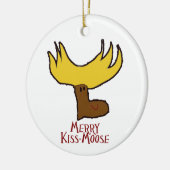 MerryKissMoose Keramisch Ornament (Links)