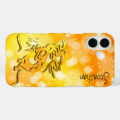 Merrymaker Kokopelli Musical Notes Custom Name Case-Mate iPhone Case (Achterkant (horizontaal))