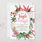 Merrymaking Jingle en Mingle Christmas Party Kaart (Voorkant)